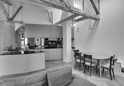 PONCELET – réunion de deux appartements